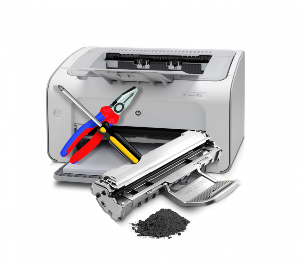 Самостоятельная заправка картриджа может привести к тому, что будет испорчен не только расходник, но и принтер